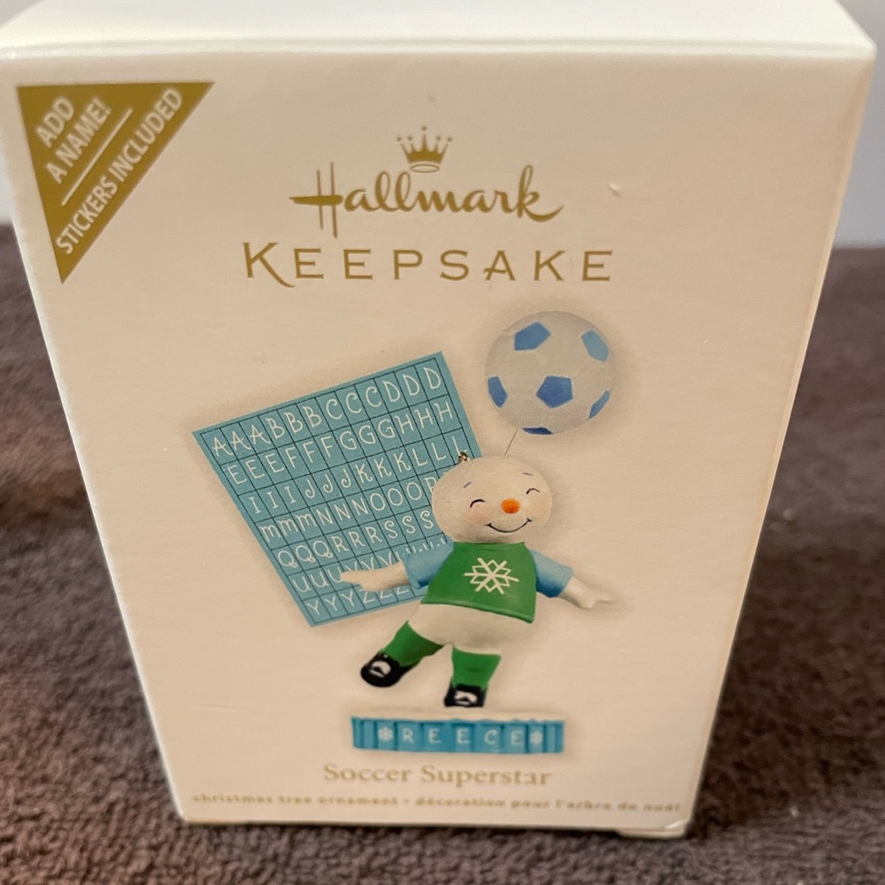 Hallmark Keepsake Soccer Superstar Ornament